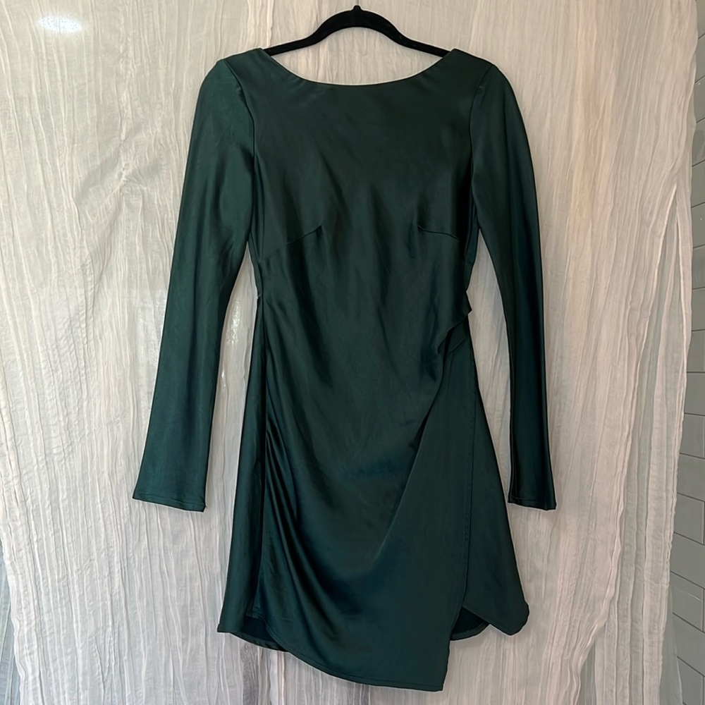 Saints and Secrets Satin Dress | Hello Molly Mini Dress | Small Coctail Dress